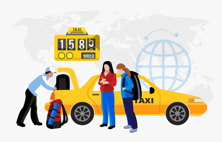 Taxi Booking App Development, HD Png Download, Free Download