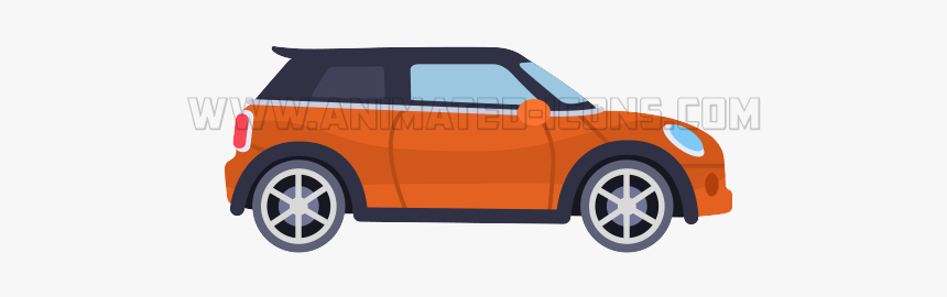 Sports Car Gif Icon, HD Png Download, Free Download