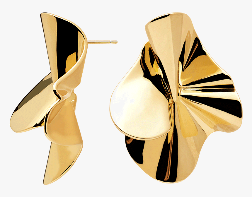 Nomad Gold Earrings - Pd Paola Earrings, HD Png Download, Free Download