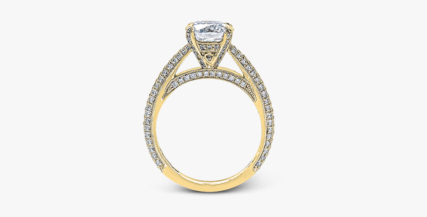 18k Yellow Gold Wedding Set Image 3 Diamonds Direct - Engagement Ring, HD Png Download, Free Download