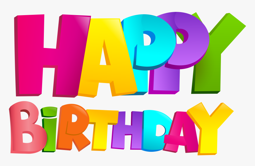 Colorful Happy Birthday Text Design Png Png Images, Transparent Png, Free Download