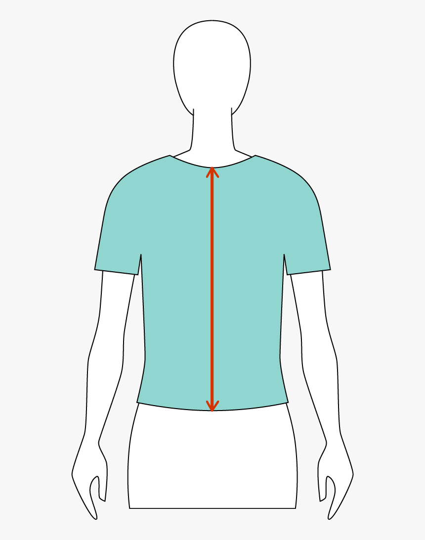 How To Measure The Garment Length - Whats Length Size, HD Png Download, Free Download