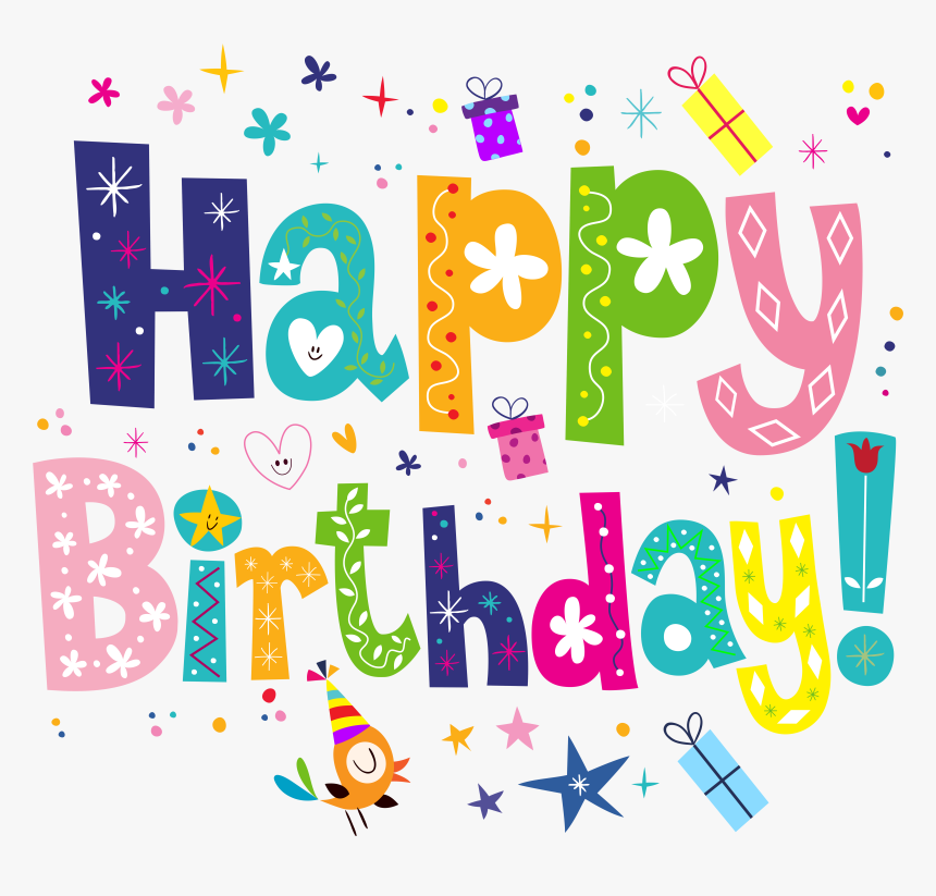 Happy Birthday Cute Png Transparent Clip Art Image, Png Download, Free Download
