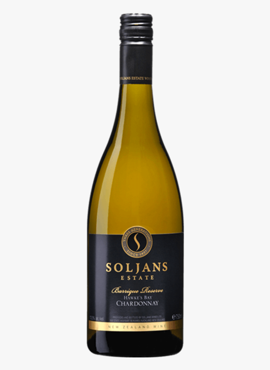 Chardonnay, Barrique Reserve, Hawkes Bay, 2016, Soljans - Rapaura Springs Reserve Pinot Gris 750ml, HD Png Download, Free Download