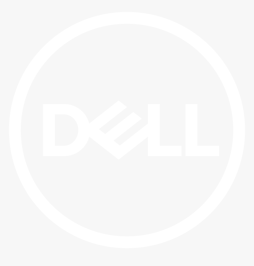 Dell Logo Png White, Transparent Png, Free Download