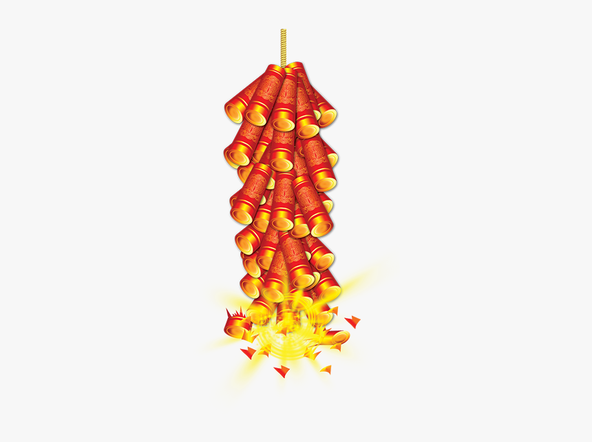 Diwali Firecrackers Png Hd Quality - Chinese New Year Firecrackers Png, Transparent Png, Free Download