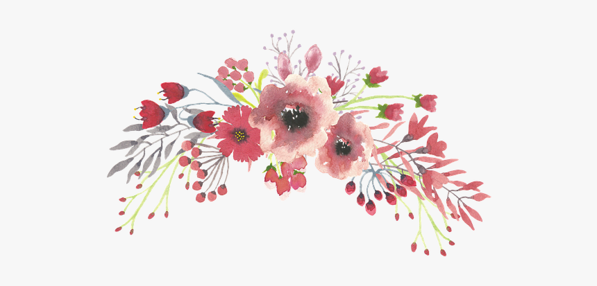 Watercolor Flowers Transparent Background, HD Png Download, Free Download