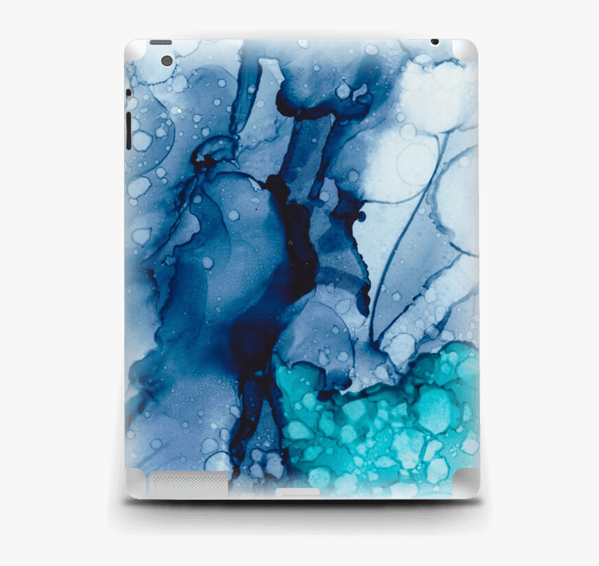 Blue Color Splash Skin Ipad 4/3/2 - Bottlenose Dolphin, HD Png Download, Free Download