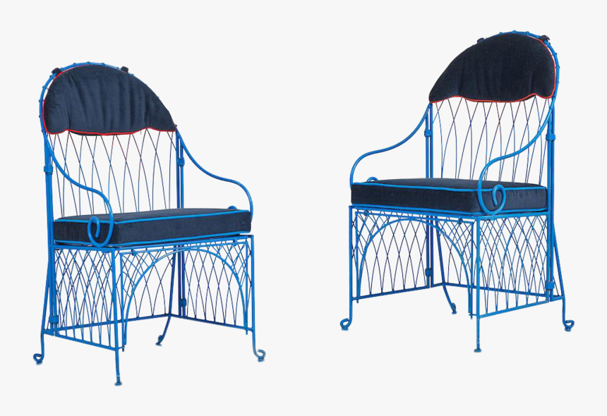 1950s Vintage Italian Metal Folding Chairs A Pair 9067, HD Png Download, Free Download