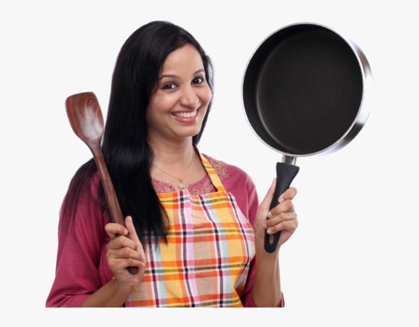 Indian Woman Kitchen Png, Transparent Png, Free Download