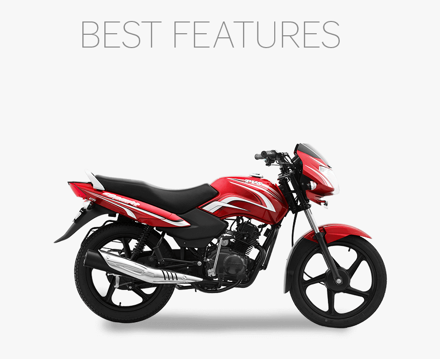 Tvs Sport Red Colour Model - Tvs Sports On Road Price In Kanpur, HD Png Download, Free Download