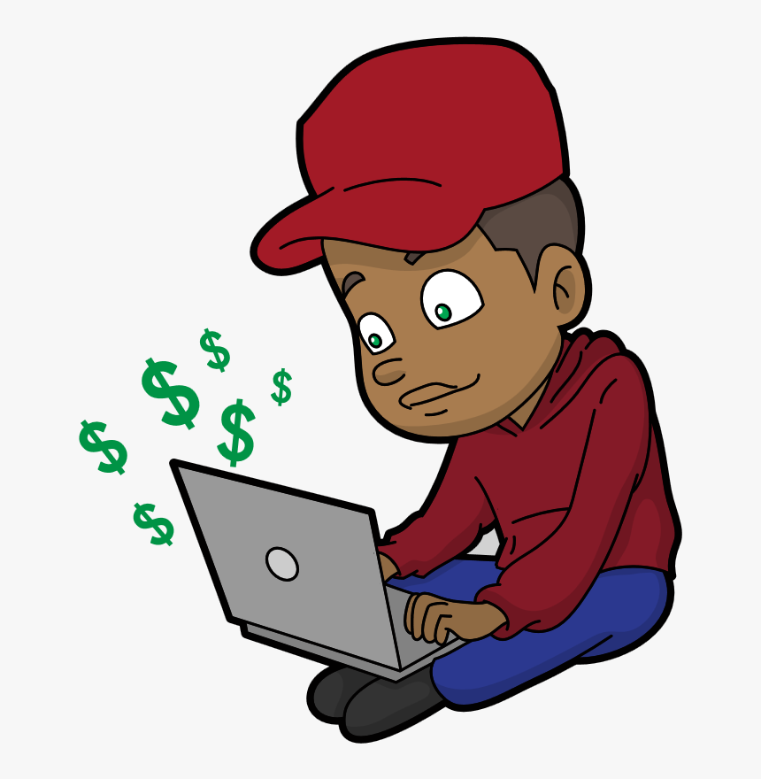 Earning Money Man Png, Transparent Png, Free Download