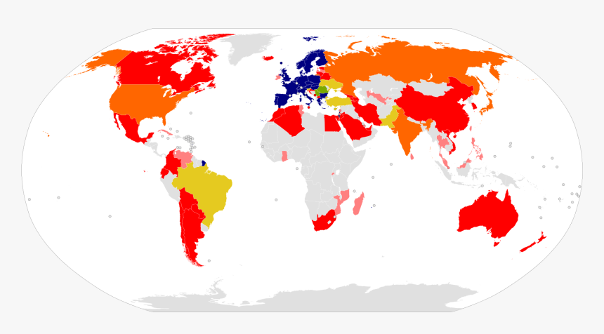 English Proficiency World Map, HD Png Download, Free Download