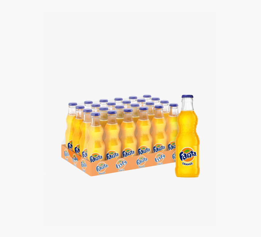 Fanta Orange Drink Glass Bottle, HD Png Download, Free Download