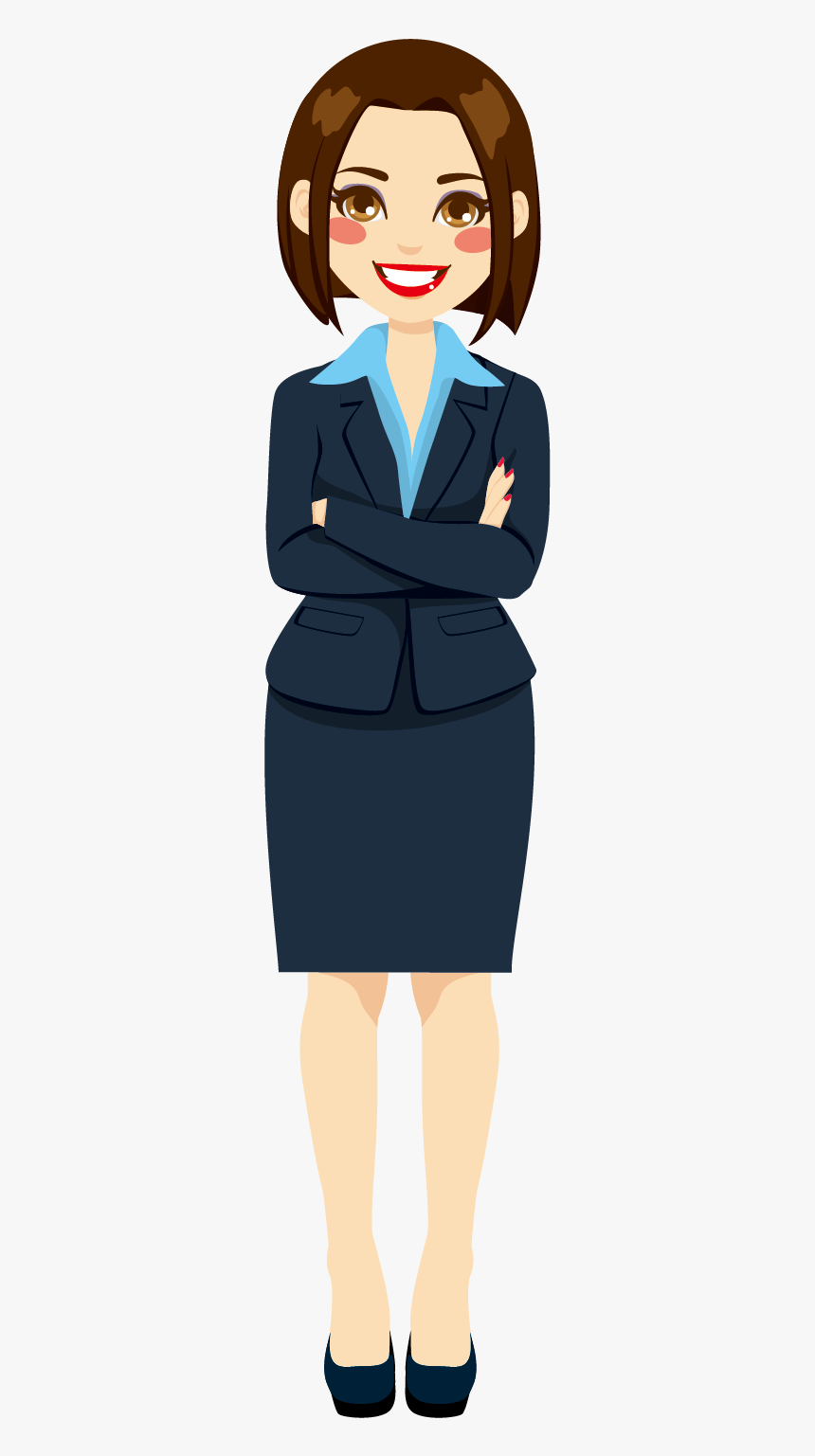 Clipart Woman Suit - Girl Formal Attire Clipart, HD Png Download, Free Download