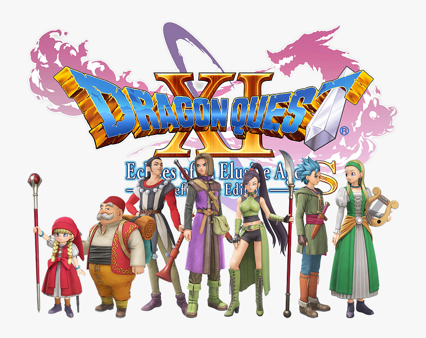 Dragon Quest Xi Heroes - Dragon Quest Xi S Echoes Of An Elusive Age Definitive, HD Png Download, Free Download