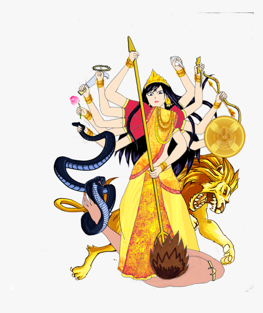 Maa Durga Vector Png, Transparent Png, Free Download