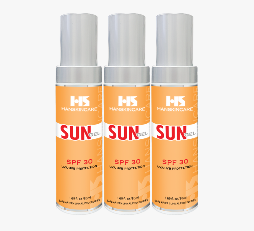 [hd]x3 Hanskincare Clear Sun Gel Spf 30, Uva/uvb - Cosmetics, HD Png Download, Free Download