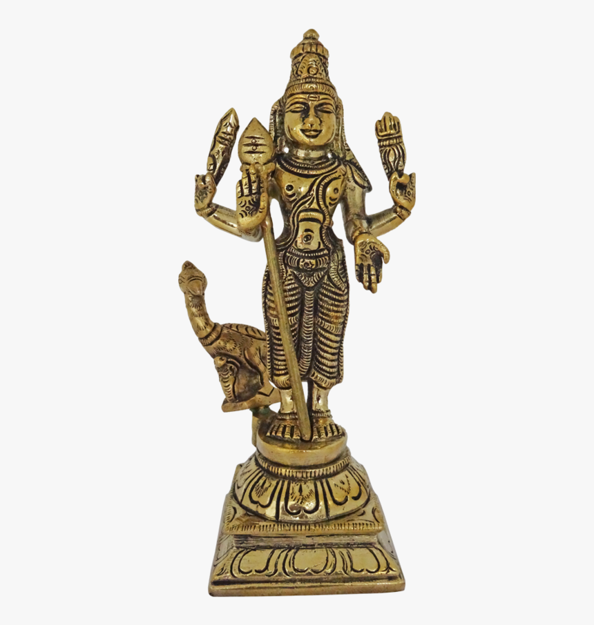 Lord Murugan Brass Statue, 3 X 8 Inch, Vgo Cart,3x8inch,handmade - Bronze Sculpture, HD Png Download, Free Download