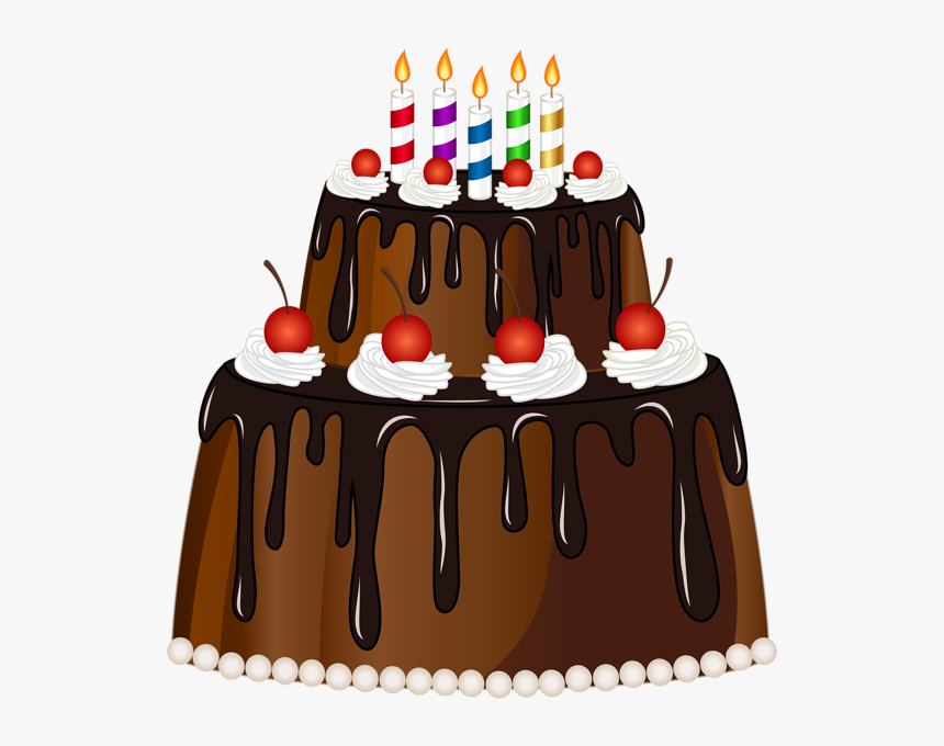 Birthday Cake With Transparent Background, HD Png Download, Free Download