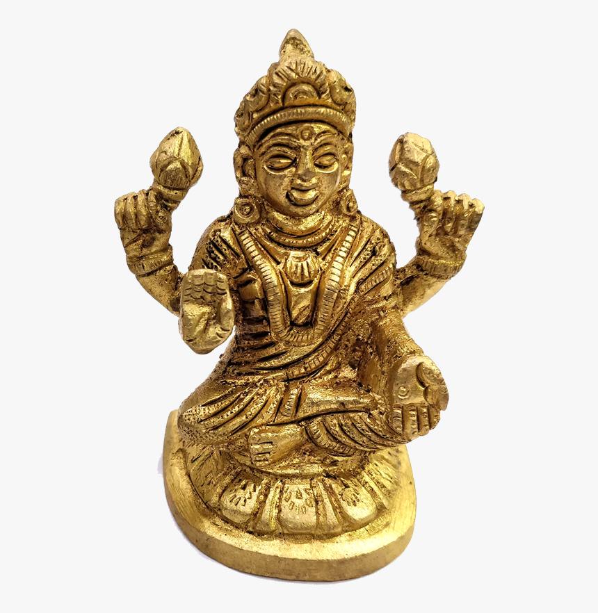 Collectible Brass Decorative Showpiece India Goddess - Bronze Sculpture, HD Png Download, Free Download