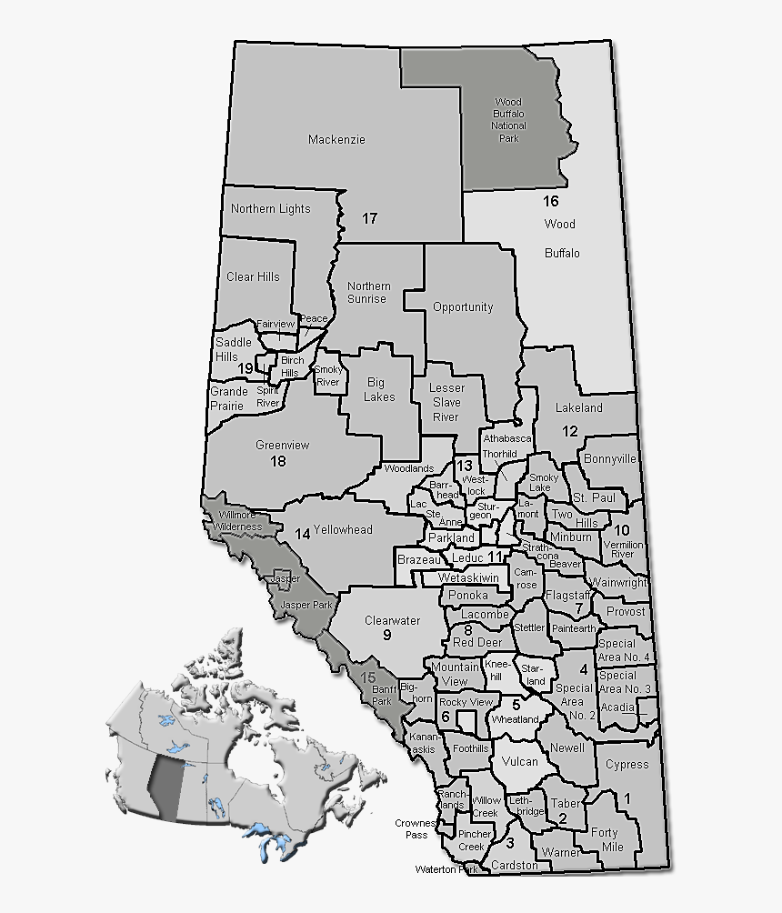 Alberta Municipal Districts - Greenview No 16 Alberta, HD Png Download, Free Download