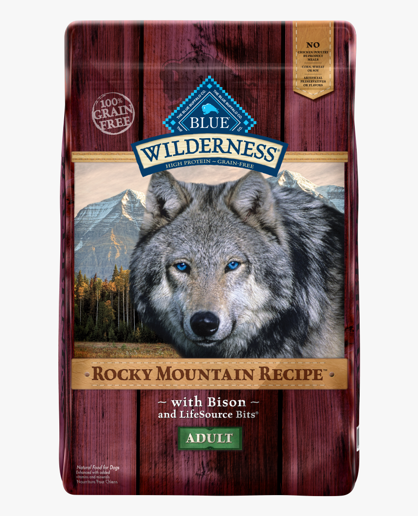Blue Buffalo Wilderness Rocky Mountain With Bison Adult - Blue Wilderness Dog Food Red Meat, HD Png Download, Free Download