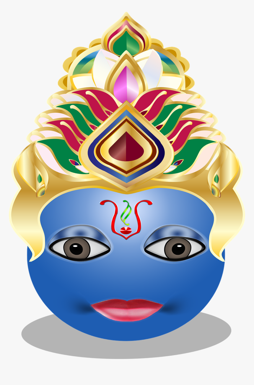 Vishnu Hindu Emoticon Free Photo - Emoji Hindu, HD Png Download, Free Download