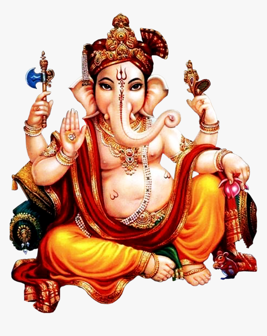 Shri Ganesha Mantra Indian-culture , Png Download - Maha Lord Ganpati, Transparent Png, Free Download