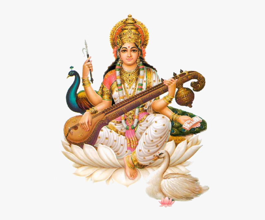 Saraswati Maa Png, Transparent Png, Free Download