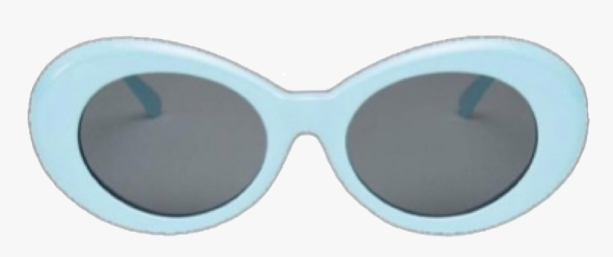 Blue Cloutgoggles Glasses Sunglasses Trendy Freetoedit - Goggles, HD Png Download, Free Download