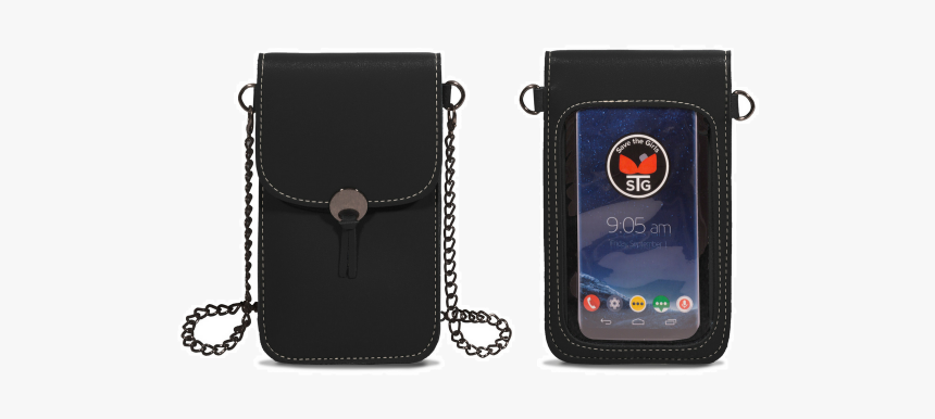 Cell Phone Purse With Chain Strap, HD Png Download, Free Download