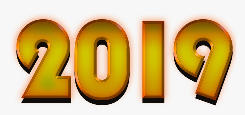 2019 3d Text Png, Transparent Png, Free Download