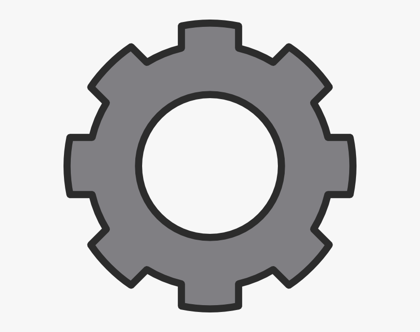 Gear Grey Cog Svg Clip Arts - Cog Wheel, HD Png Download, Free Download