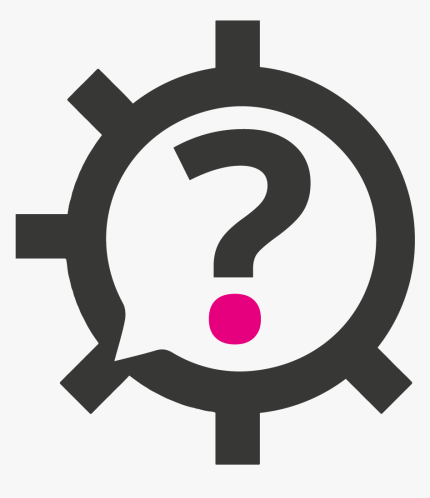 What Is Marketing Automation Question Mark Inside Cog - Back Office Icon Png, Transparent Png, Free Download