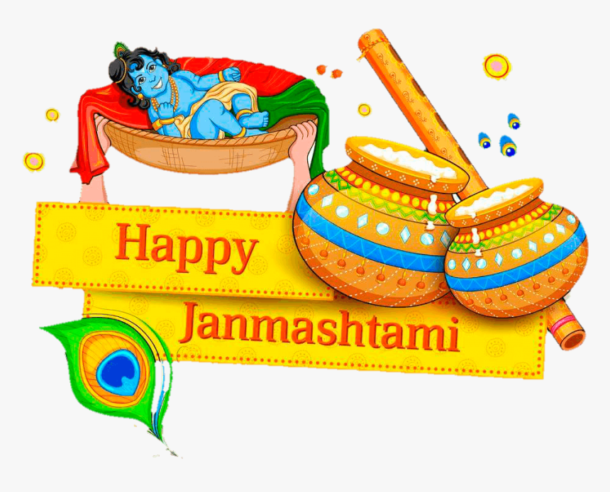 Happy Janmashtami - Janmashtami Banner, HD Png Download, Free Download