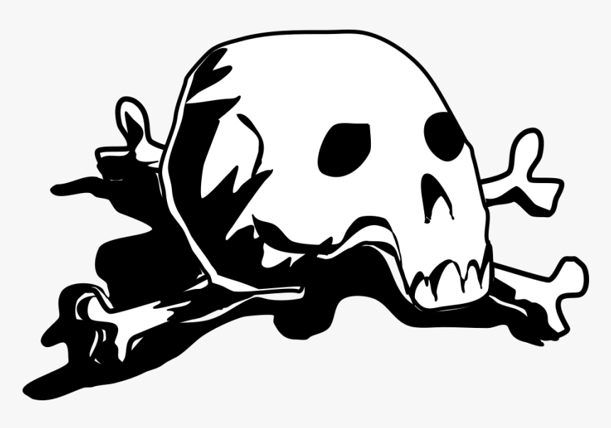 Skull And Crossbones - Skull, HD Png Download, Free Download