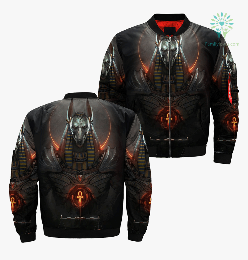 3d Printed Anubis Ancient Egypt Over Print Jacket %tag - Jacket, HD Png Download, Free Download