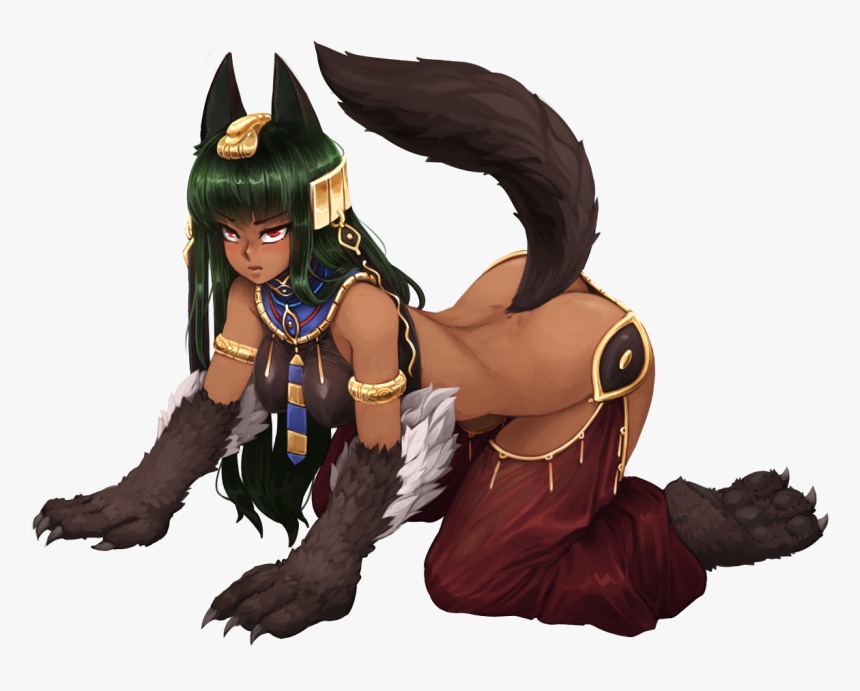 Mammal Fictional Character Horse Like Mammal Mythical - Monster Girl Anubis, HD Png Download, Free Download