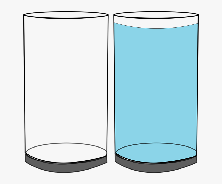 Glass Full And Empty Png, Transparent Png, Free Download