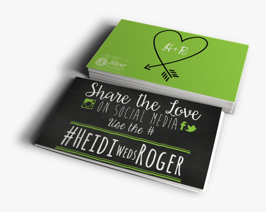 Hashtag Wedding Cards - Hashtag Cards, HD Png Download, Free Download