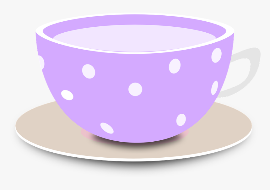 Purple Tea Cup Png, Transparent Png, Free Download