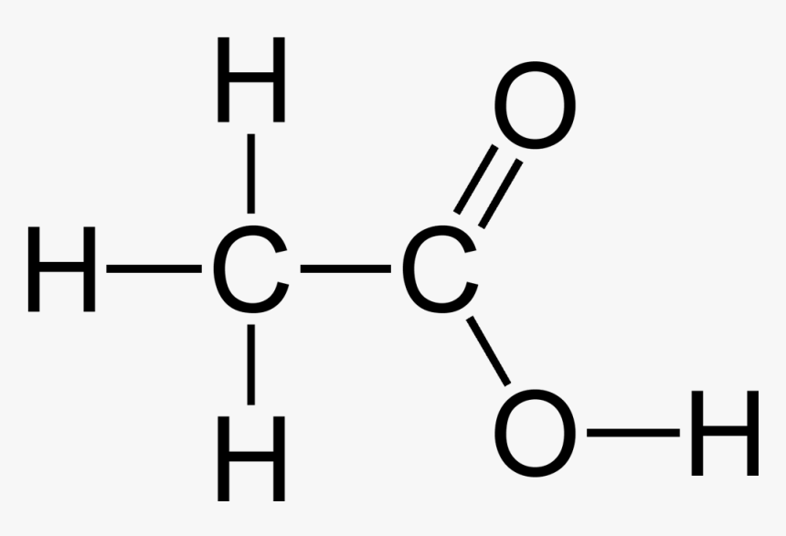 Structure Of Ethanoic Acid, HD Png Download, Free Download