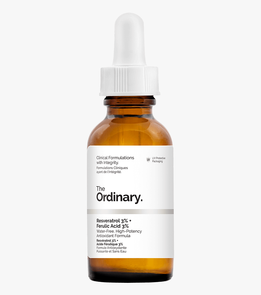 Resveratrol 3% Ferulic Acid 3% - Caffeine Solution The Ordinary, HD Png Download, Free Download