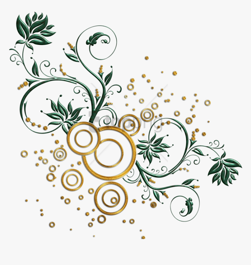Free Png Gold Swirl Design Png Png Images Transparent - Transparent Swirls Background Png, Png Download, Free Download