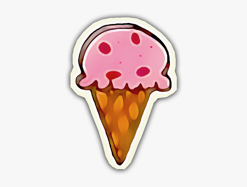 Kawaii Ice Cream & Cake Messages Sticker-8, HD Png Download, Free Download
