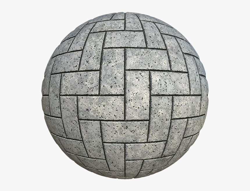 Grey Brick Texture In Herringbone Pattern, Seamless - Sphere, HD Png Download, Free Download