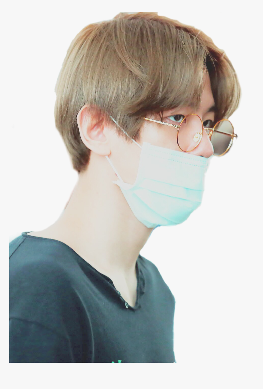 #baekhyun #exo #anteojos #lentes #exobaekhyun - Brown Hair, HD Png Download, Free Download