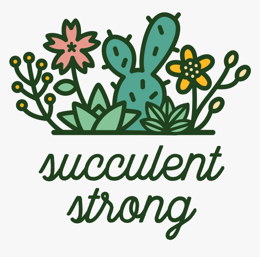 All Things Succulent - Illustration, HD Png Download, Free Download