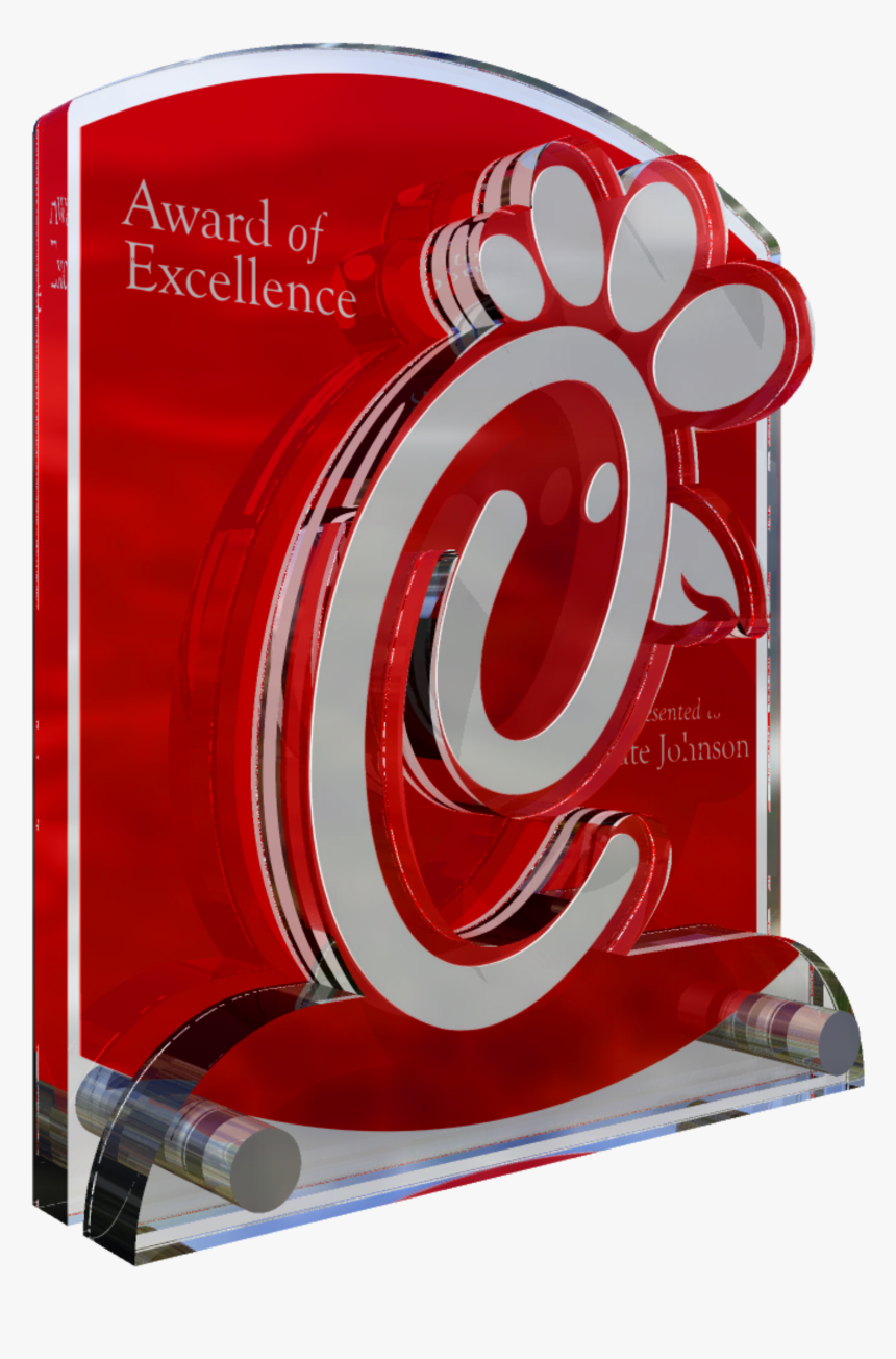 Chick Fil A - Acrylic Trophy, HD Png Download, Free Download